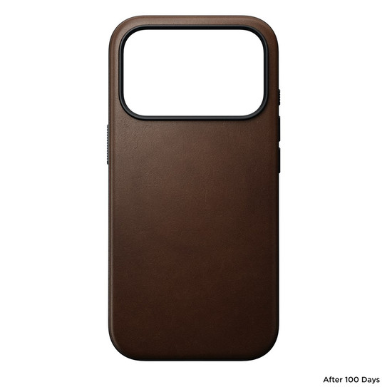 Nomad Modern Leather Case for iPhone 17 Pro - Brown